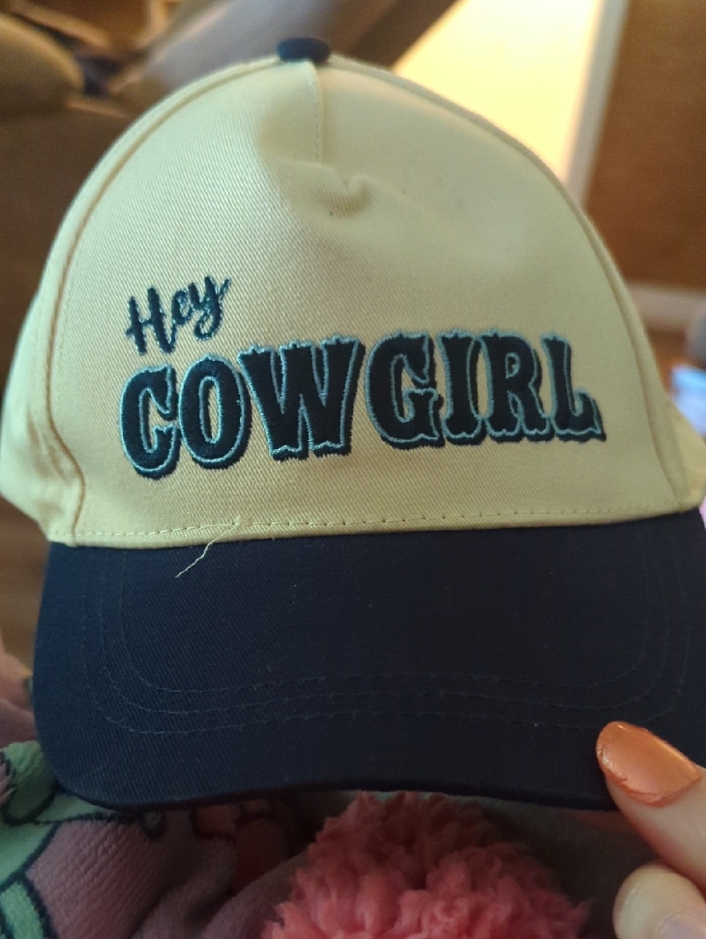 Hey Cowgirl Jessie Toy Story Two-Tone Cap - Yellow and Navy